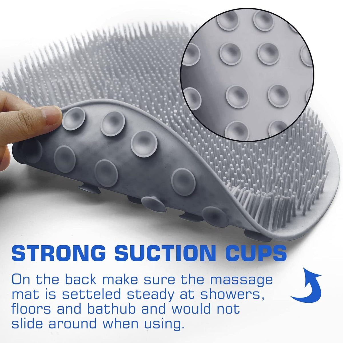 Cavyno™ - Silicone Shower Foot Scrubber Mat