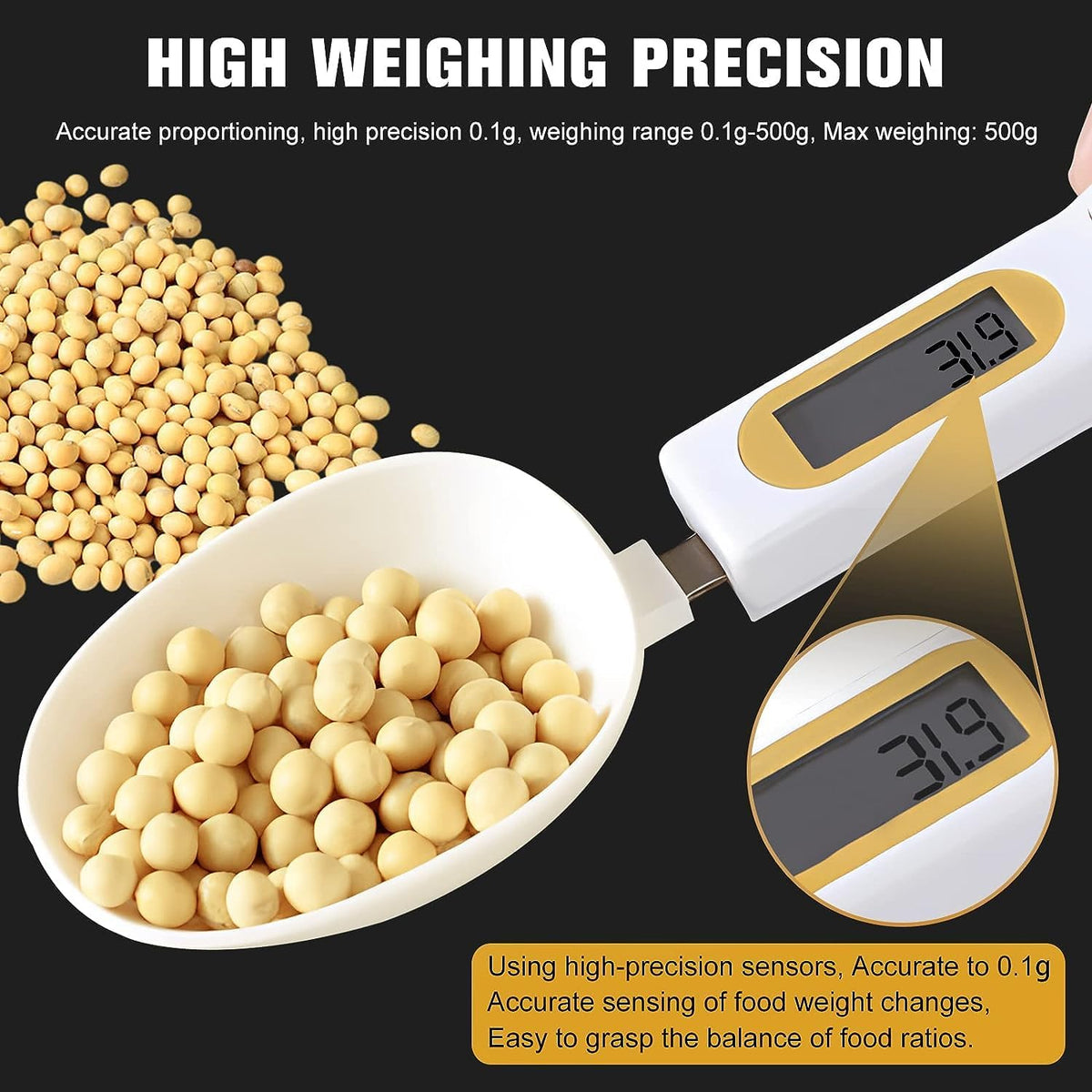 Cavyno™ - Digital Measuring Spoon Scale