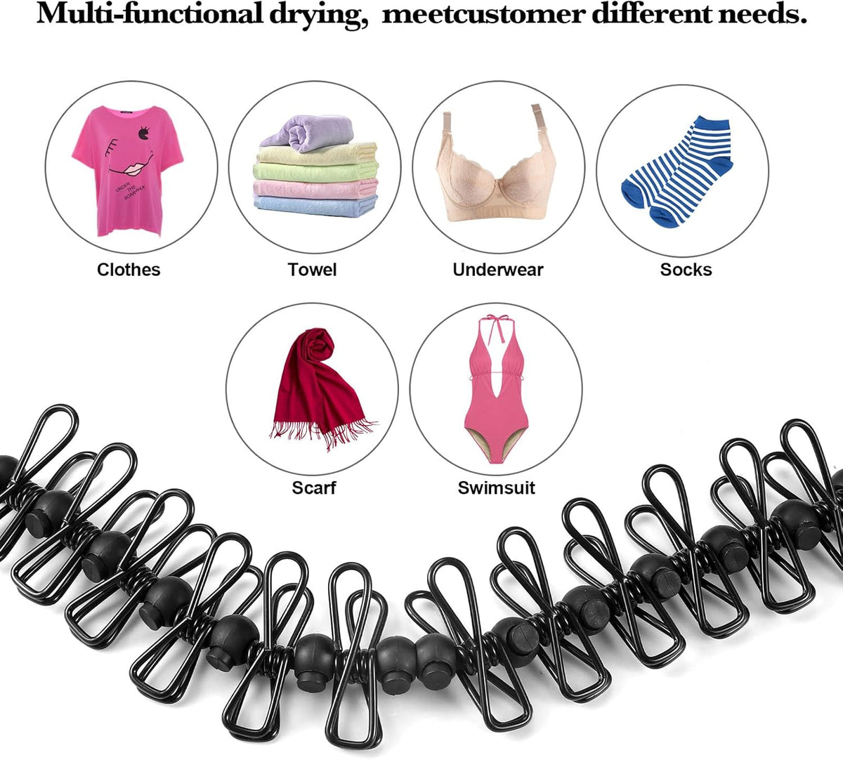 Cavyno™ - Portable Retractable Clothesline Set